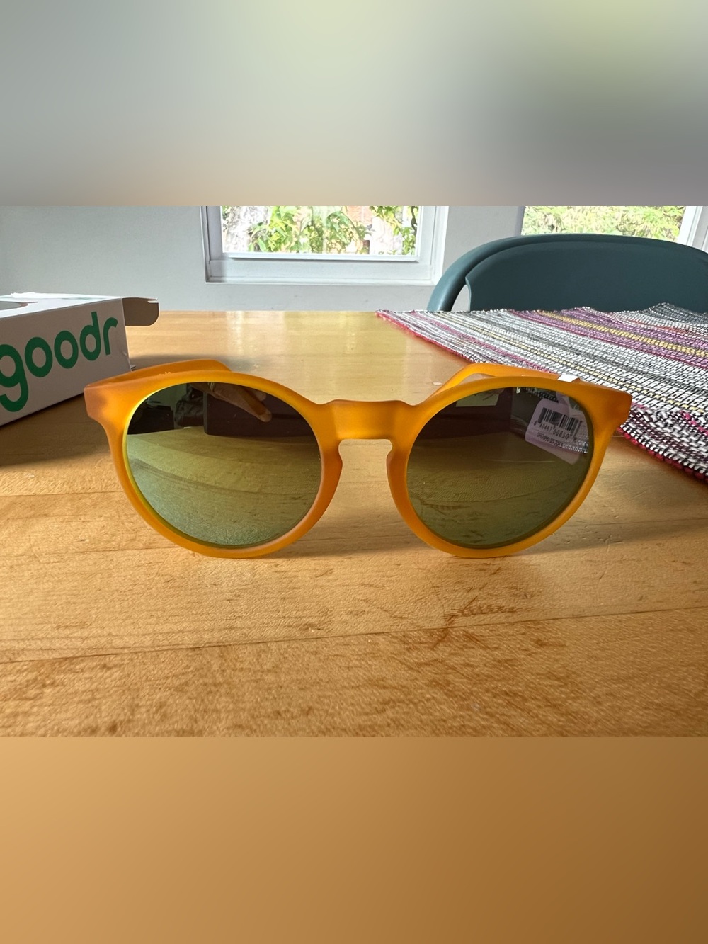 Goodr Sunglasses For Adult Freshly Baked Man Buns B.4 NWT